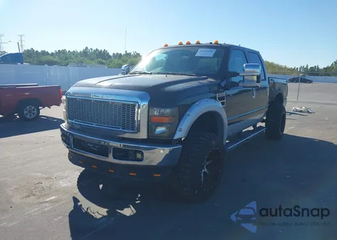 2008 Ford F-250 Lariat из США, поврежденный, VIN 1FTSW20R08EA39154
